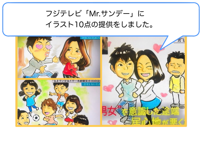 テレビのイラスト制作②