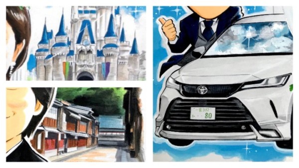 ウェディング似顔絵のポイント②