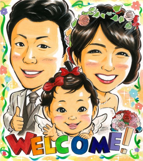 オプションを追加した似顔絵サンプル②