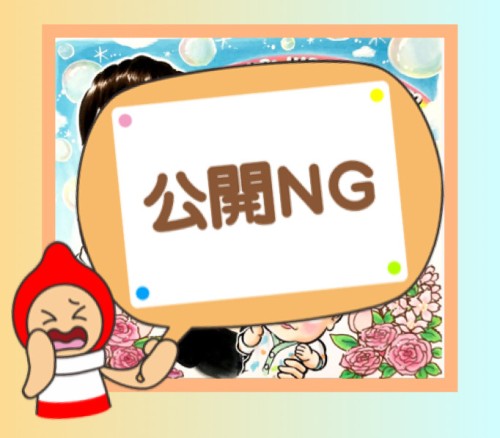 色紙サイズのファミリー似顔絵